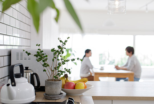 ロフト空間のある家